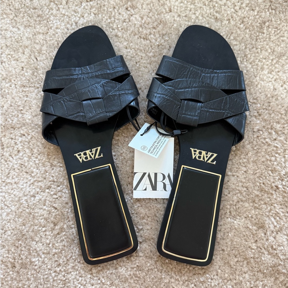 Zara Black Women's Sandals